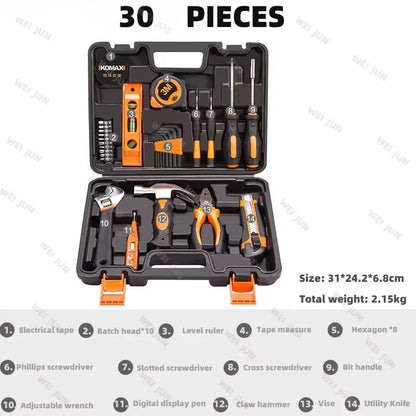 Complete Tool Kit Professional Mechanic Car Repair Drill Toolkit Electrician Woodwork Handy Household Maintenance Tools Product