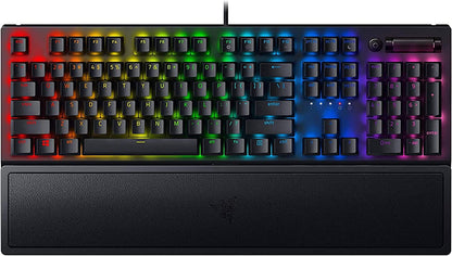 Blackwidow V3 Mechanical Gaming Keyboard: Green Mechanical Switches Tactile & Clicky - Chroma RGB - Compact Form Factor - Programmable Macros - Snap Tap